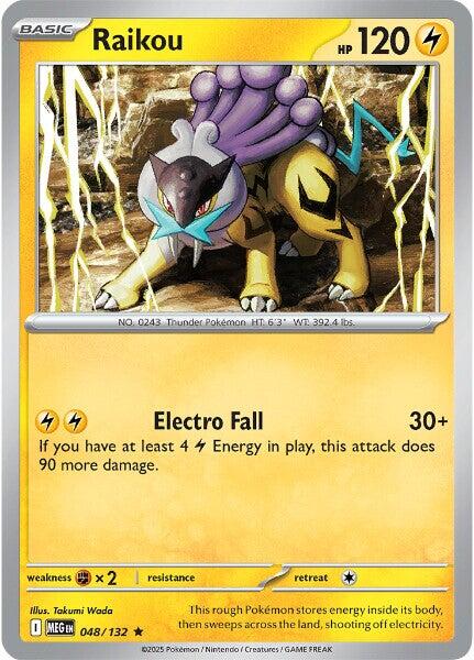 Raikou (048/132) [Mega Evolutions: Base Set] | Clutch Gaming