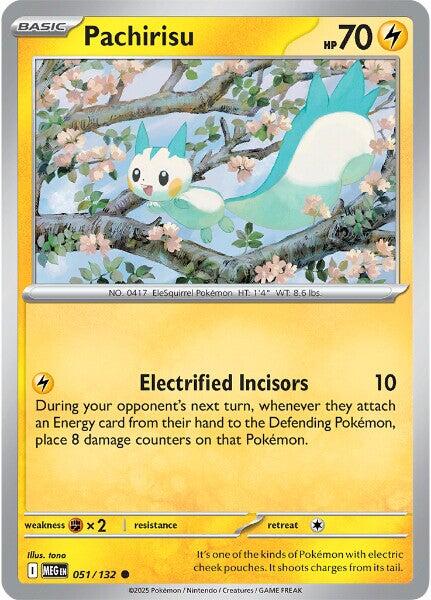 Pachirisu (051/132) [Mega Evolution: Base Set] | Clutch Gaming