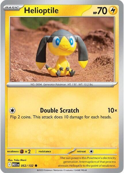Helioptile (052/132) [Mega Evolutions: Base Set] | Clutch Gaming