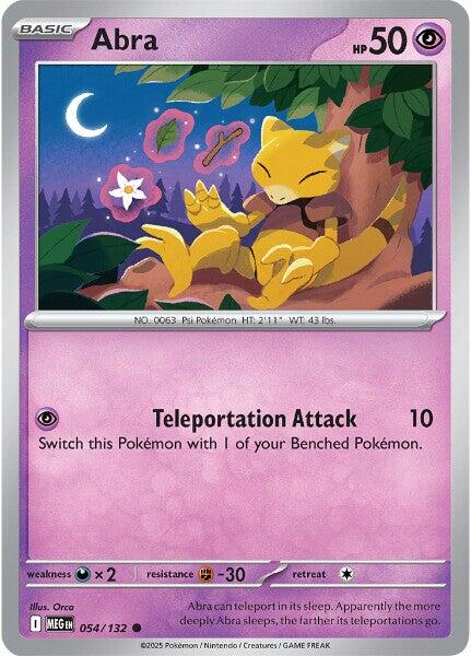 Abra (054/132) [Mega Evolutions: Base Set] | Clutch Gaming