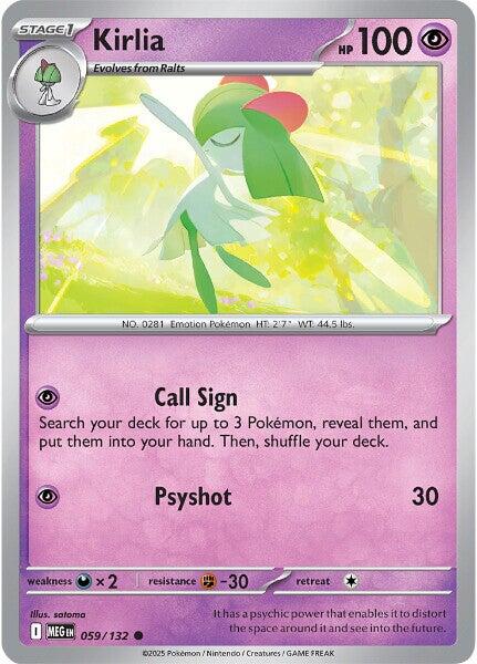 Kirlia (059/132) [Mega Evolution: Base Set] | Clutch Gaming