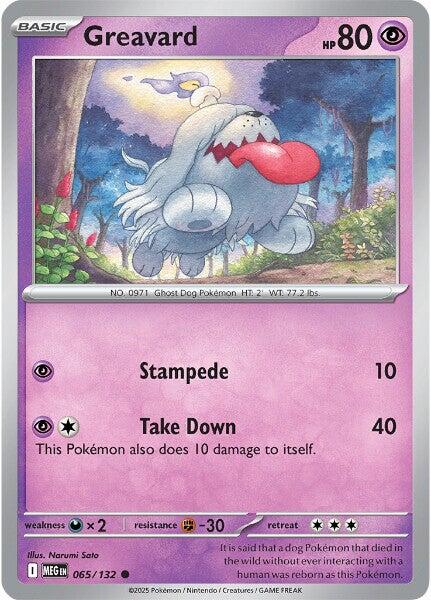 Greavard (065/132) [Mega Evolutions: Base Set] | Clutch Gaming