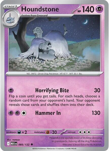 Houndstone (066/132) [Mega Evolution: Base Set] | Clutch Gaming