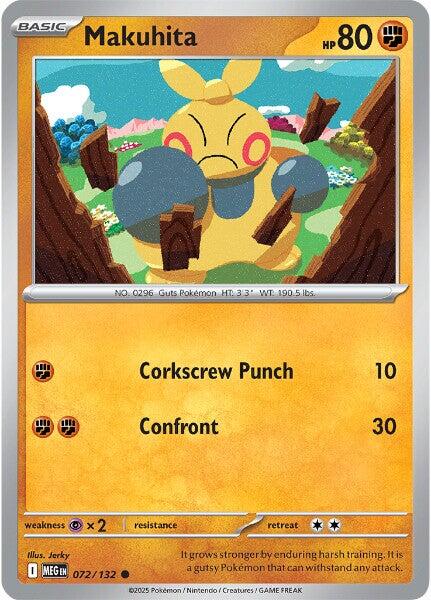 Makuhita (072/132) [Mega Evolutions: Base Set] | Clutch Gaming