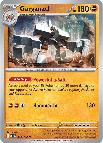 Garganacl (084/132) [Mega Evolution: Base Set] | Clutch Gaming