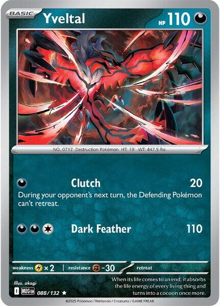 Yveltal (088/132) [Mega Evolutions: Base Set] | Clutch Gaming