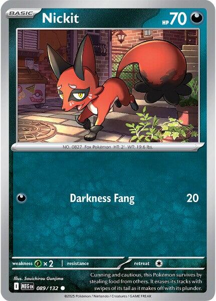 Nickit (089/132) [Mega Evolutions: Base Set] | Clutch Gaming