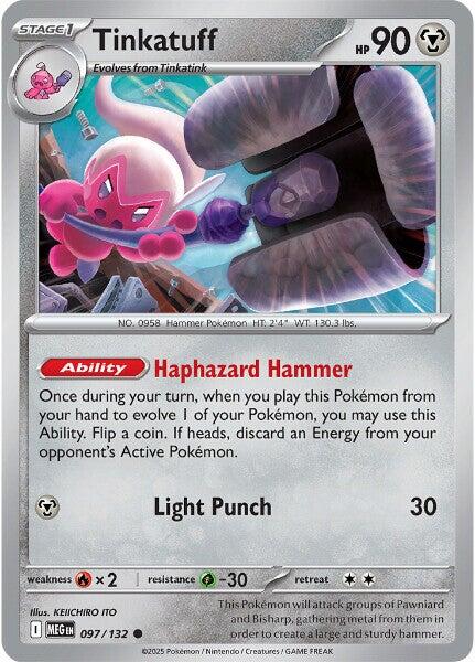Tinkatuff (097/132) [Mega Evolutions: Base Set] | Clutch Gaming