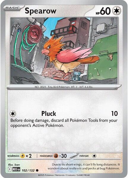 Spearow (102/132) [Mega Evolutions: Base Set] | Clutch Gaming
