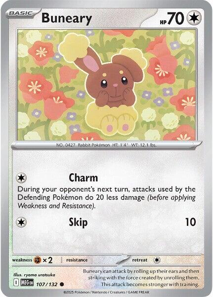 Buneary (107/132) [Mega Evolutions: Base Set] | Clutch Gaming