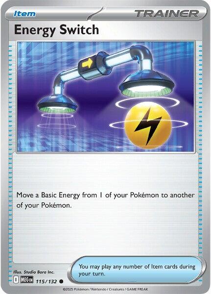 Energy Switch (115/132) [Mega Evolution: Base Set] | Clutch Gaming