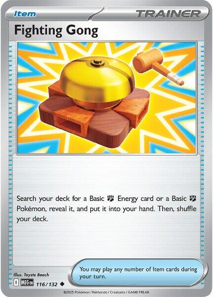 Fighting Gong (116/132) [Mega Evolutions: Base Set] | Clutch Gaming