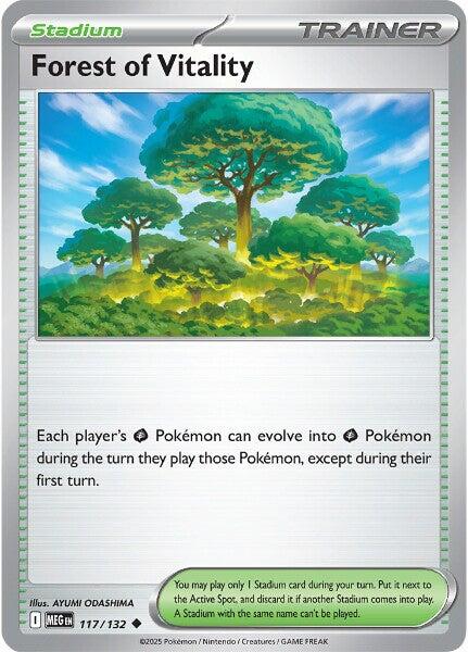 Forest of Vitality (117/132) [Mega Evolutions: Base Set] | Clutch Gaming
