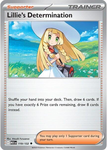 Lillie's Determination (119/132) [Mega Evolutions: Base Set] | Clutch Gaming