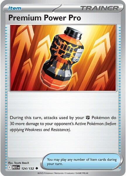 Premium Power Pro (124/132) [Mega Evolutions: Base Set] | Clutch Gaming