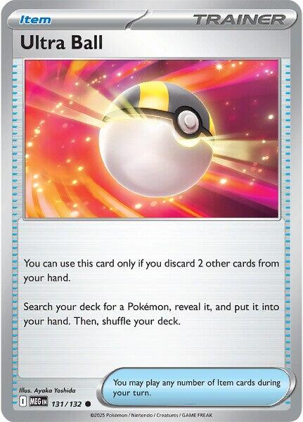 Ultra Ball (131/132) [Mega Evolutions: Base Set] | Clutch Gaming