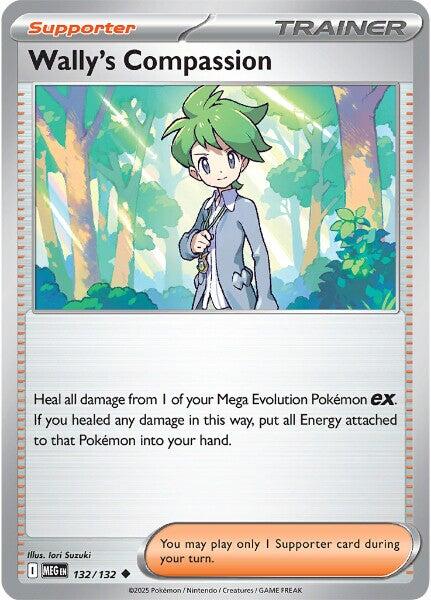 Wally's Compassion (132/132) [Mega Evolutions: Base Set] | Clutch Gaming