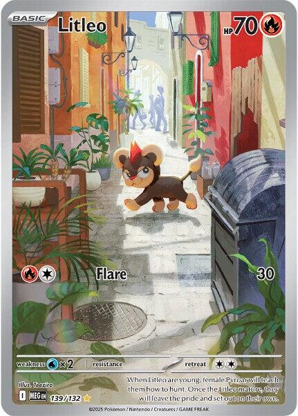 Litleo (139/132) [Mega Evolutions: Base Set] | Clutch Gaming