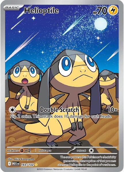 Helioptile (143/132) [Mega Evolutions: Base Set] | Clutch Gaming