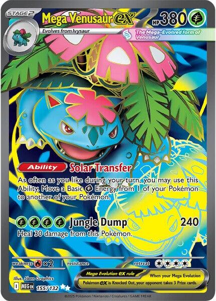 Mega Venusaur ex (155/132) [Mega Evolutions: Base Set] | Clutch Gaming