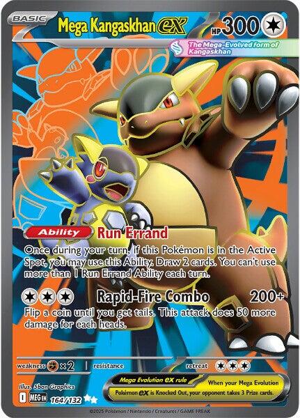 Mega Kangaskhan ex (164/132) [Mega Evolutions: Base Set] | Clutch Gaming
