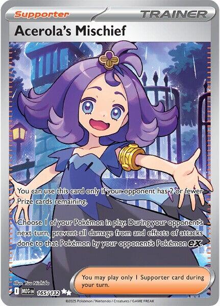 Acerola's Mischief (165/132) [Mega Evolutions: Base Set] | Clutch Gaming