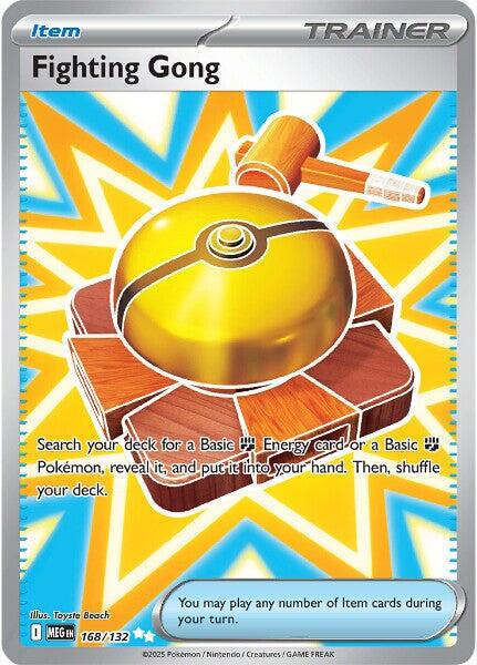 Fighting Gong (168/132) [Mega Evolutions: Base Set] | Clutch Gaming
