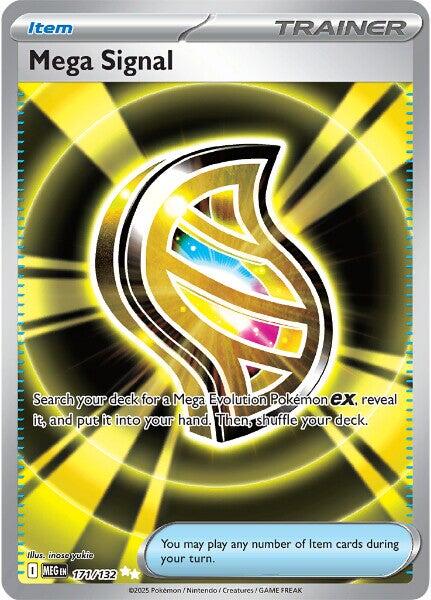 Mega Signal (171/132) [Mega Evolutions: Base Set] | Clutch Gaming