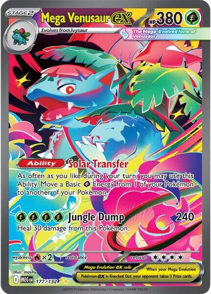 Mega Venusaur ex (177/132) [Mega Evolutions: Base Set] | Clutch Gaming