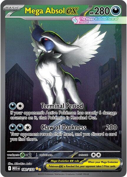 Mega Absol ex (180/132) [Mega Evolutions: Base Set] | Clutch Gaming