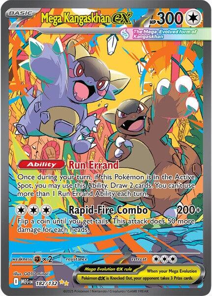 Mega Kangaskhan ex (182/132) [Mega Evolutions: Base Set] | Clutch Gaming