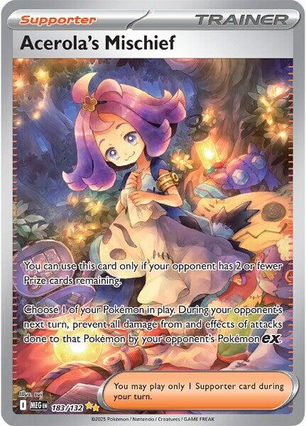 Acerola's Mischief (183/132) [Mega Evolutions: Base Set] | Clutch Gaming