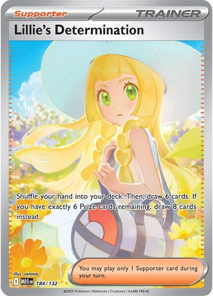 Lillie's Determination (184/132) [Mega Evolutions: Base Set] | Clutch Gaming