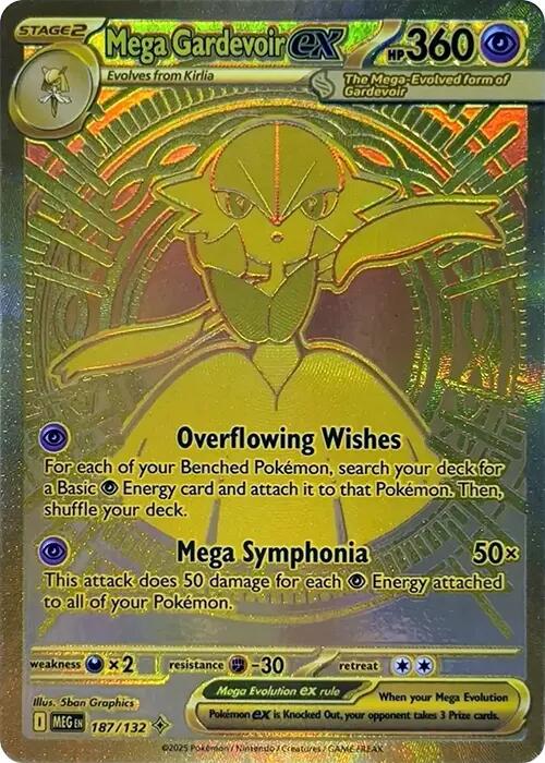 Mega Gardevoir ex (187/132) [Mega Evolutions: Base Set] | Clutch Gaming
