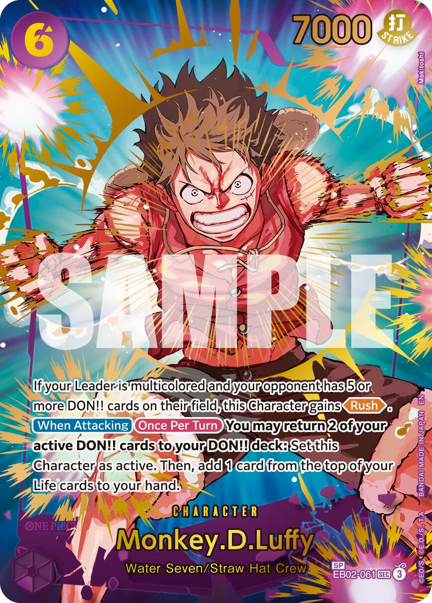Monkey.D.Luffy (EB02-061) (SP) [Premium Booster -The Best- Vol. 2] | Clutch Gaming