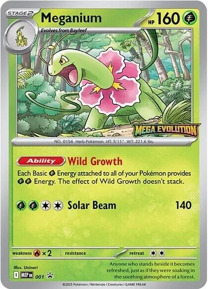 Meganium (001) [Mega Evolutions Promo] | Clutch Gaming