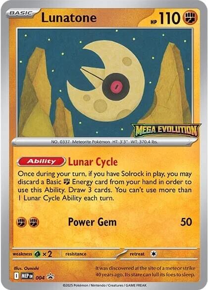 Lunatone (004) [Mega Evolutions Promo] | Clutch Gaming