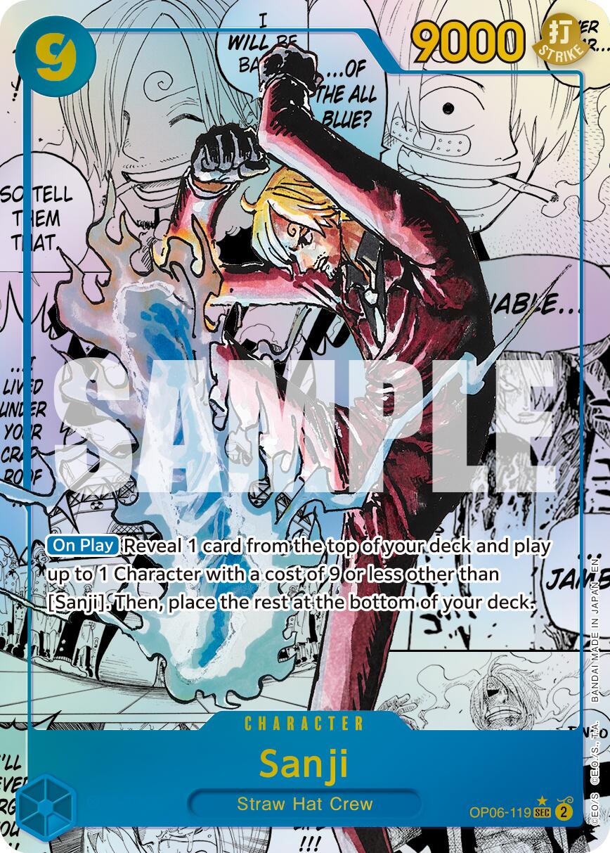 Sanji (Manga) [Premium Booster -The Best- Vol. 2] | Clutch Gaming