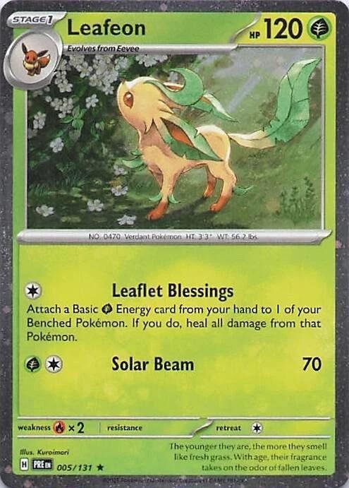 Leafeon (005/131) (Cosmos Holo) [Miscellaneous Cards] | Clutch Gaming