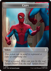 Copy // Human Citizen Double-Sided Token [Marvel's Spider-Man Tokens] | Clutch Gaming