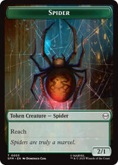 Spider // Treasure Double-Sided Token [Marvel's Spider-Man Tokens] | Clutch Gaming
