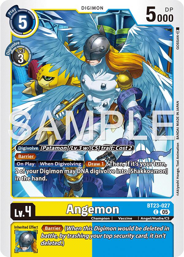 Angemon [BT23-027] [Hackers' Slumber] | Clutch Gaming