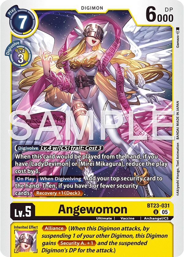 Angewomon [BT23-031] [Hackers' Slumber] | Clutch Gaming