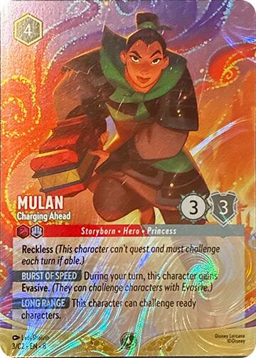 Mulan - Charging Ahead (3) [Promo Cards] | Clutch Gaming