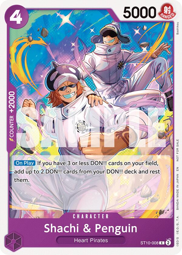 Shachi & Penguin (Tournament Pack 2025 Vol. 4) [One Piece Promotion Cards] | Clutch Gaming