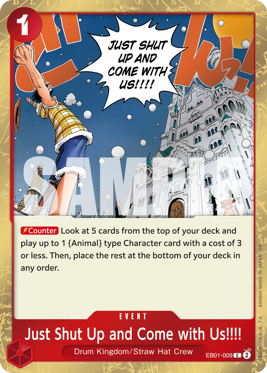 Just Shut Up and Come with Us!!!! (Pirate Foil) [Premium Booster -The Best- Vol. 2] | Clutch Gaming