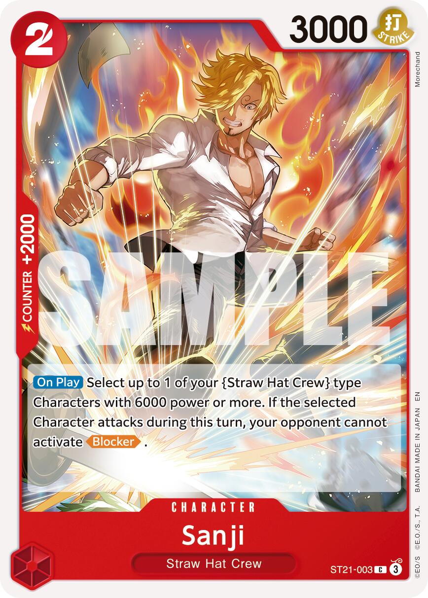 Sanji (ST21-003) (Reprint) [Premium Booster -The Best- Vol. 2] | Clutch Gaming
