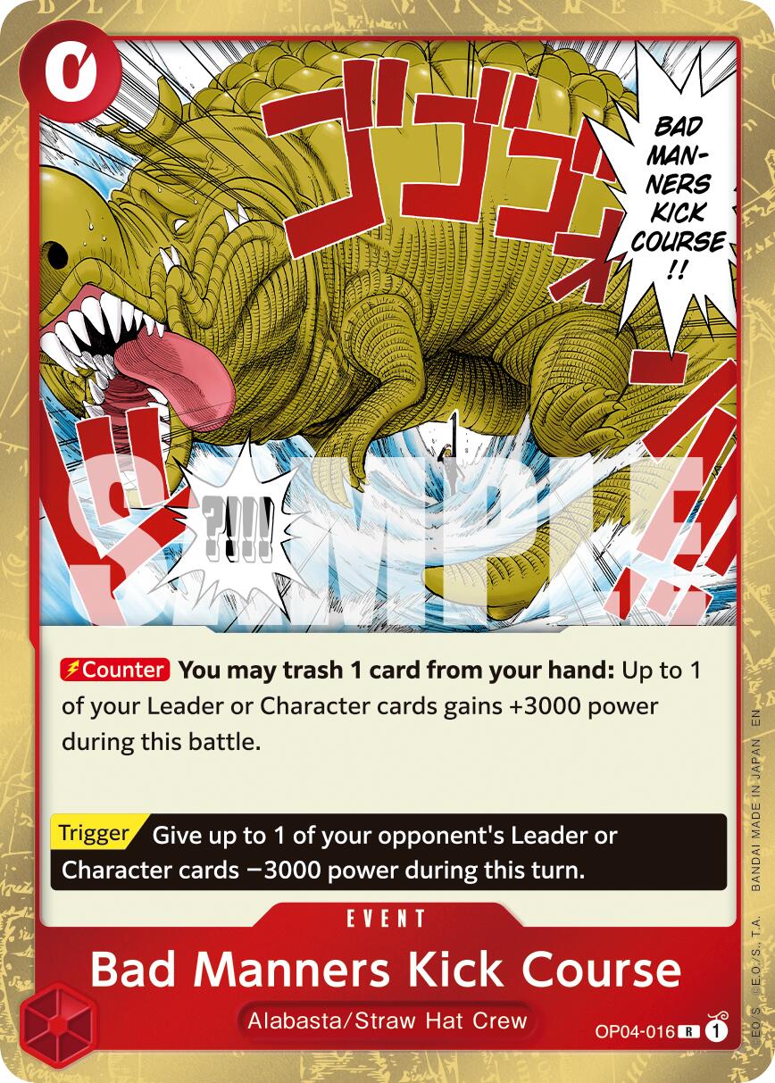 Bad Manners Kick Course (Reprint) [Premium Booster -The Best- Vol. 2] | Clutch Gaming