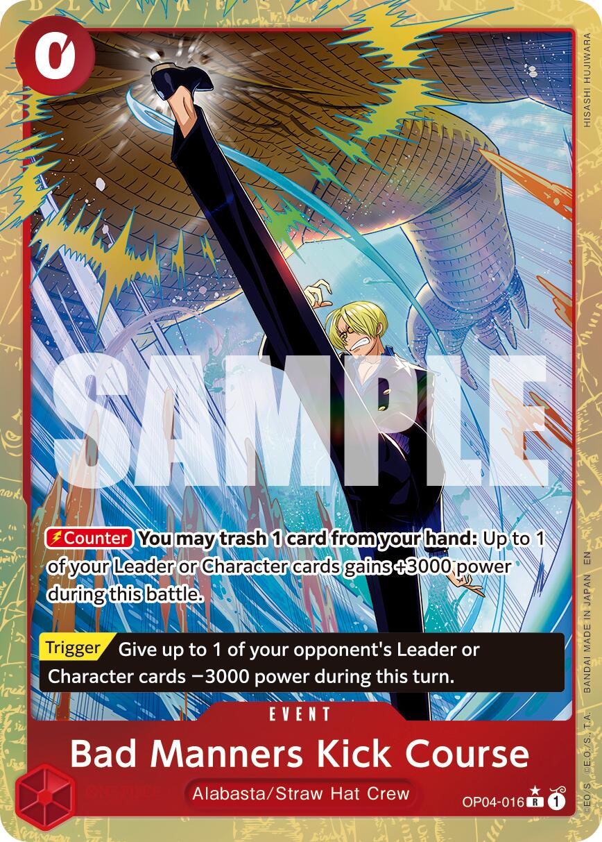 Bad Manners Kick Course (Alternate Art) [Premium Booster -The Best- Vol. 2] | Clutch Gaming