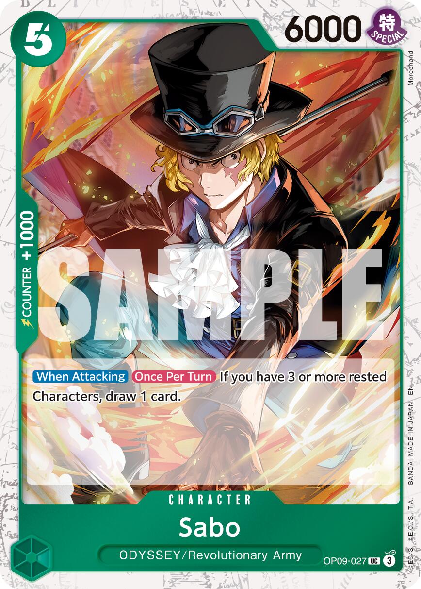 Sabo (OP09-027) (Pirate Foil) [Premium Booster -The Best- Vol. 2] | Clutch Gaming
